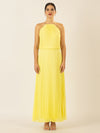 APART Plisseekleid im Neckholder-Stil | vanilla