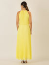 APART Plisseekleid im Neckholder-Stil | vanilla