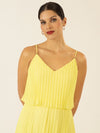 APART kurzes Plisseekleid in 2in1 Optik | vanilla
