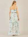 APART Chiffonkleid aus allover bedrucktem Chiffon | jade-multicolor