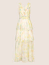 APART Abendkleid mit allover Blumenprint | vanille-multicolor