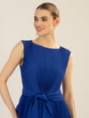 APART Midi-Plisseekleidmit allover Plissee Falten | royalblau