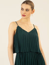 APART Plisseeoverall in 2in1 Optik | emerald