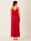 APART Plisseeoverall in 2in1 Optik | rot