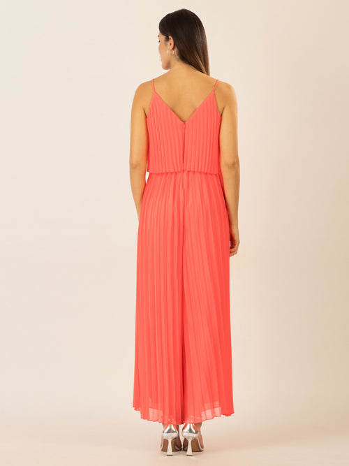 APART Plisseeoverall in 2in1 Optik | koralle image 1