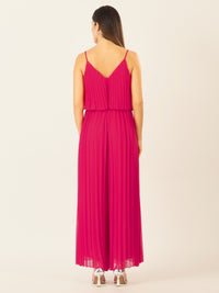 APART Plisseeoverall in 2in1 Optik | pink