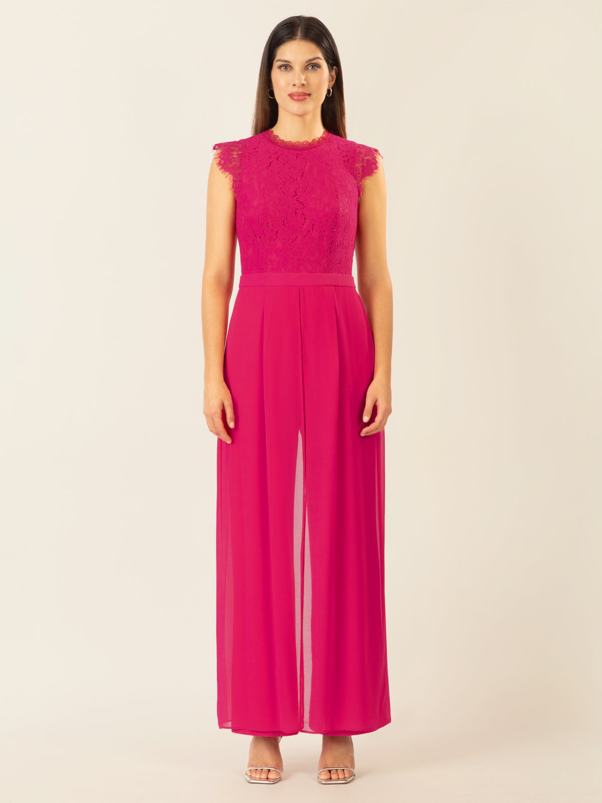 APART Overall mit Spitzenoberteil und aus hochwertigem Material | pink