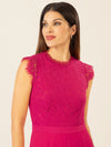 APART Overall mit Spitzenoberteil und aus hochwertigem Material | pink