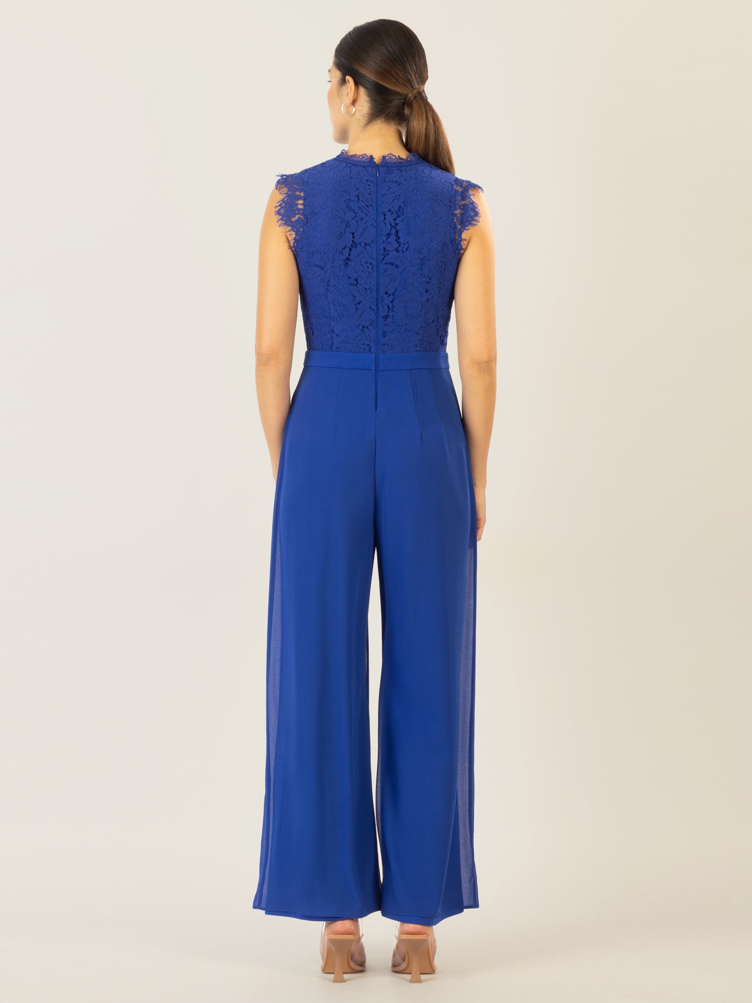 APART Overall mit Spitzenoberteil und aus hochwertigem Material | royalblau
