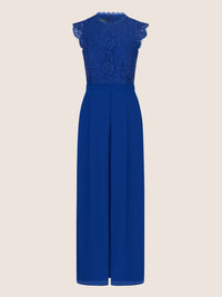 APART Overall mit Spitzenoberteil und aus hochwertigem Material | royalblau
