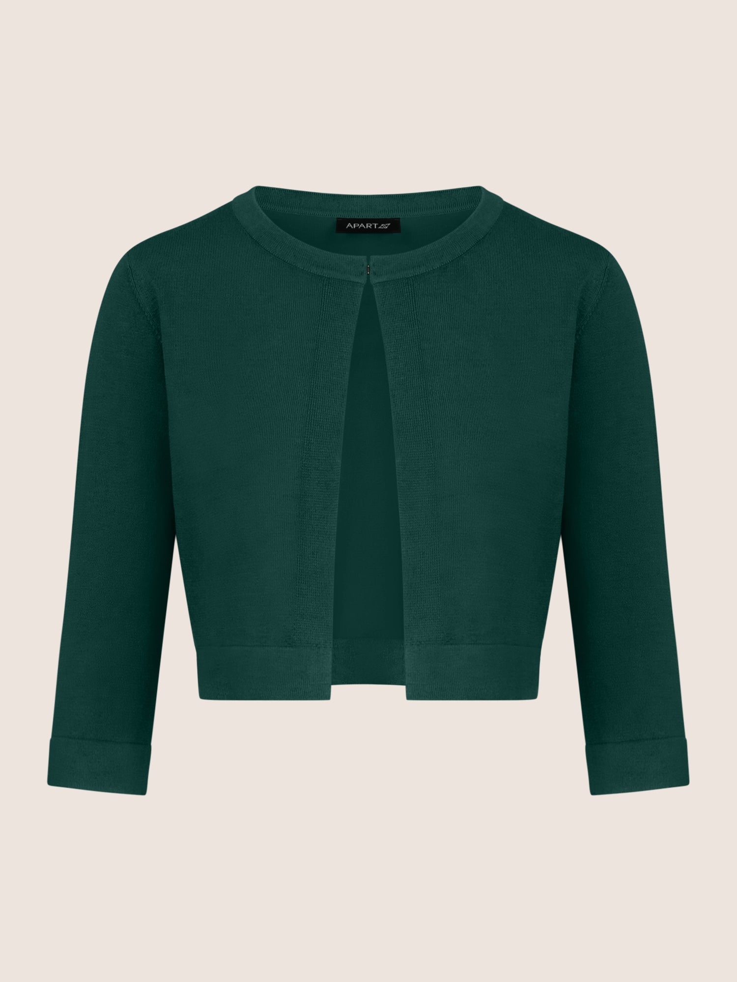 APART Strickbolero aus einem soften Viskose-Mix | emerald
