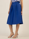 APART Satinrock aus mattschimmerndem Satin | royalblau