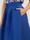 APART Satinrock aus mattschimmerndem Satin | royalblau