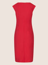 Mint & Mia Kurzes heavy jersey Kleid mit Raffungen und Schulter-Cut-outs | pink