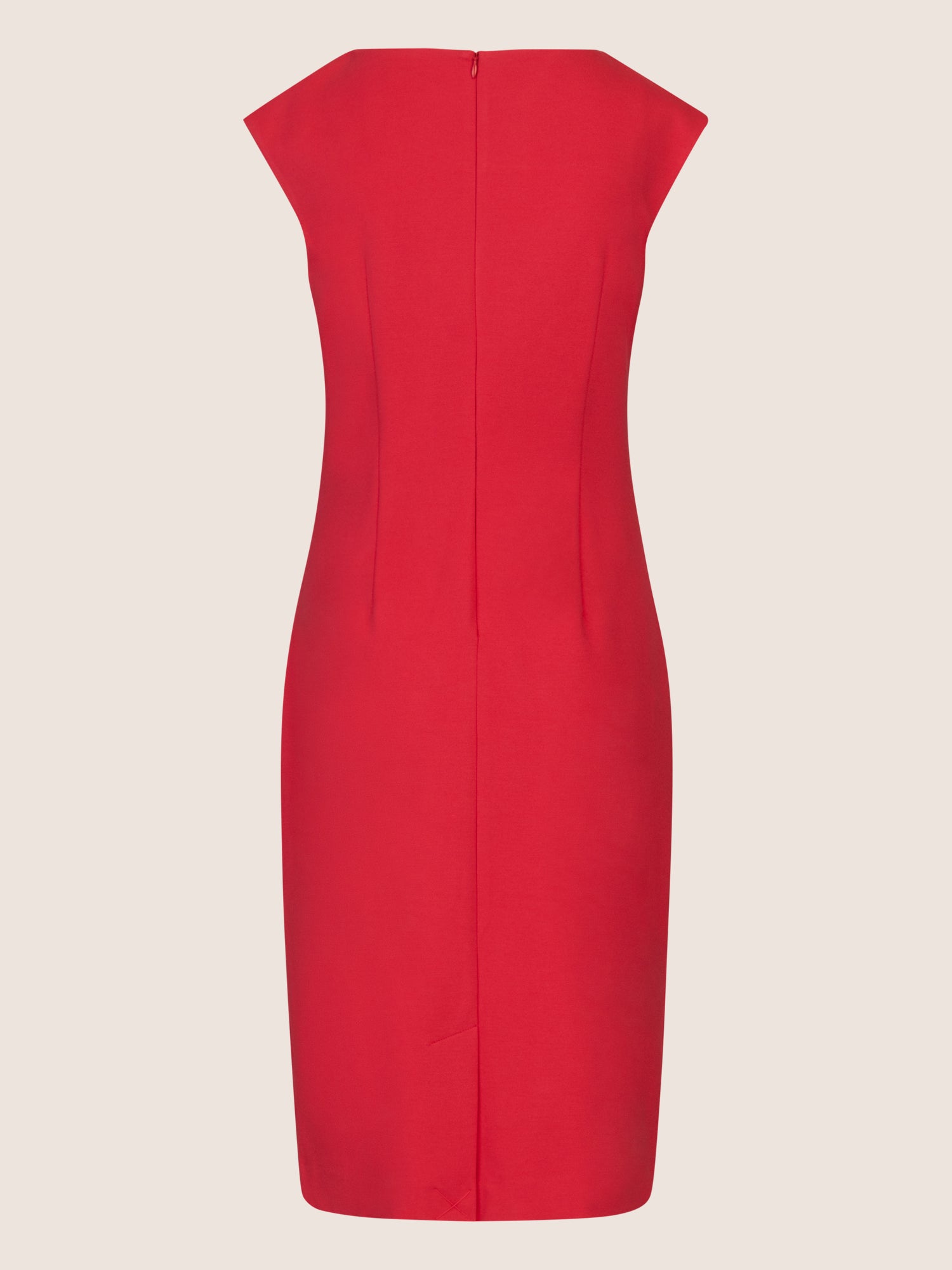 Mint & Mia Kurzes heavy jersey Kleid mit Raffungen und Schulter-Cut-outs | pink
