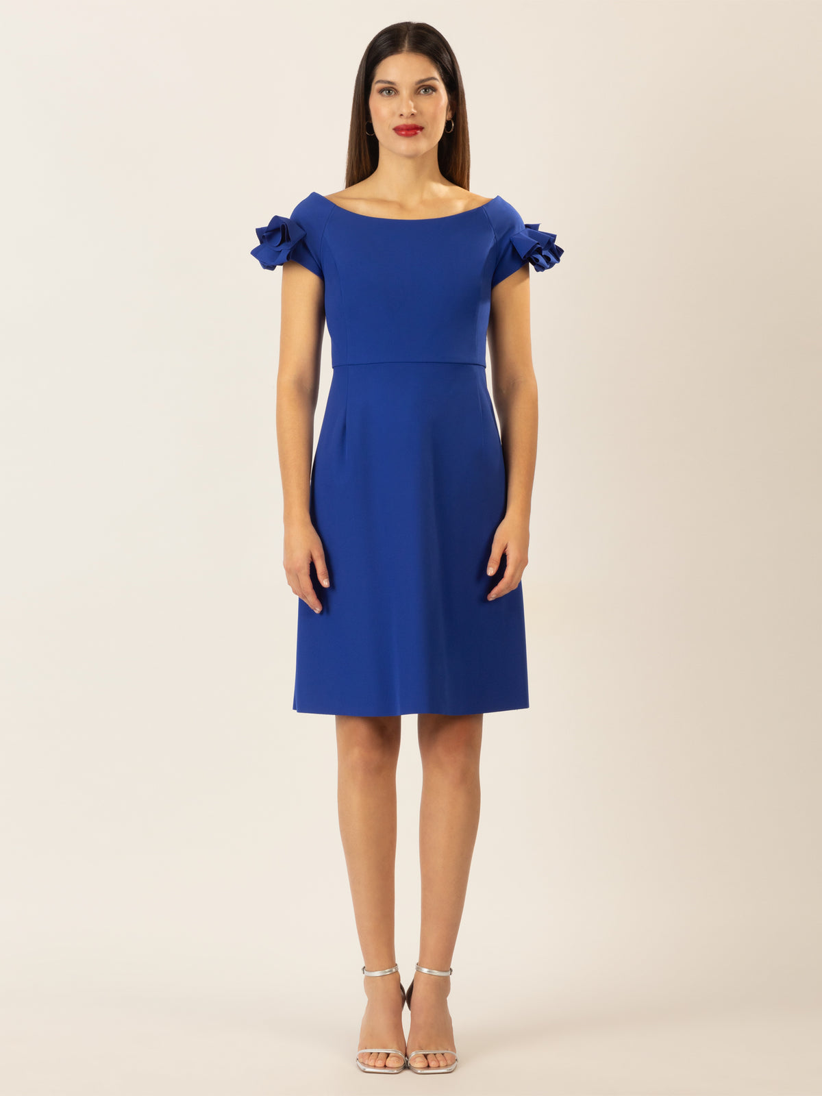 APART Cocktailkleid mit sehr weiten Ausschnitt | royalblau