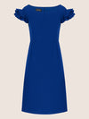 APART Cocktailkleid mit sehr weiten Ausschnitt | royalblau