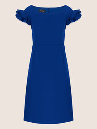 APART Cocktailkleid mit sehr weiten Ausschnitt | royalblau