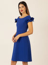 APART Cocktailkleid mit sehr weiten Ausschnitt | royalblau