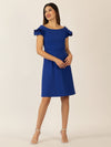 APART Cocktailkleid mit sehr weiten Ausschnitt | royalblau