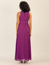 APART Chiffonkleid aus leicht körnigem, plissiertem Chiffon | lila