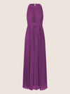 APART Chiffonkleid aus leicht körnigem, plissiertem Chiffon | lila