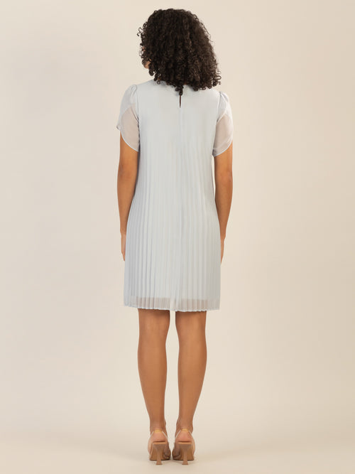 APART Chiffonkleid aus einem leicht körnigen Georgette | hellblau image 1