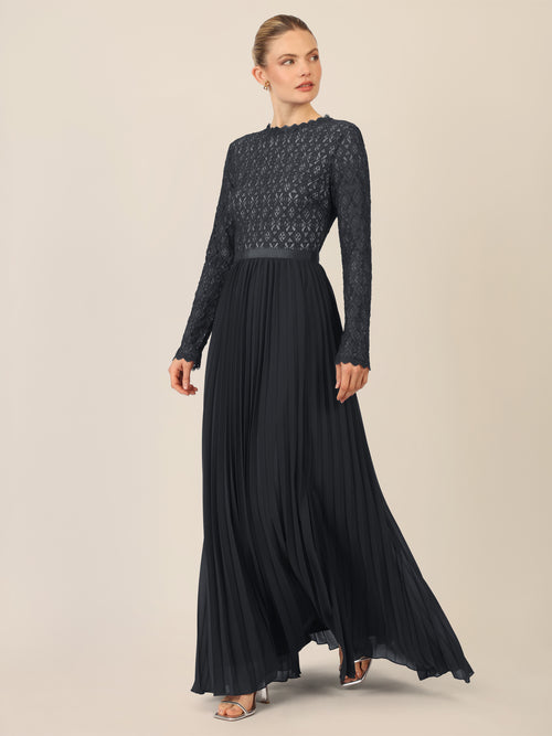 APART Abendkleid mit Plisseerock | schwarz image 1