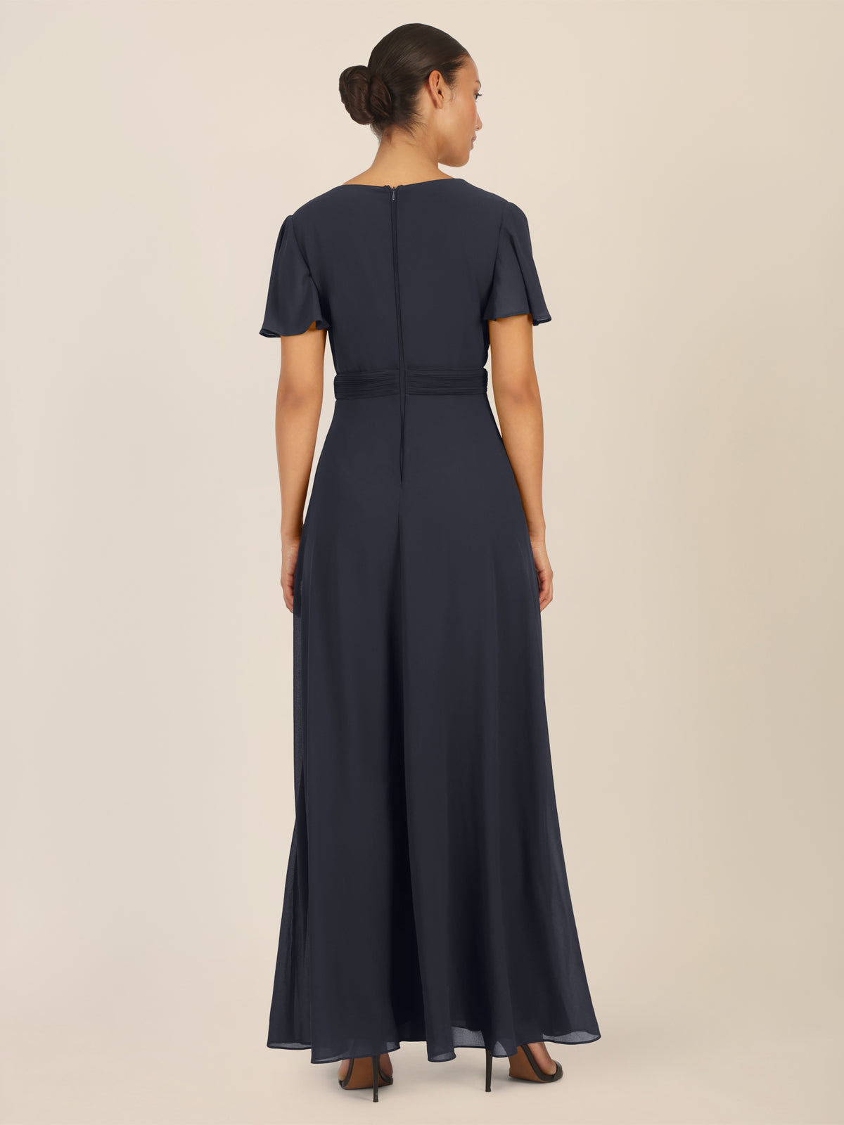 APART Chiffonoverall mit Brust Pads | nachtblau