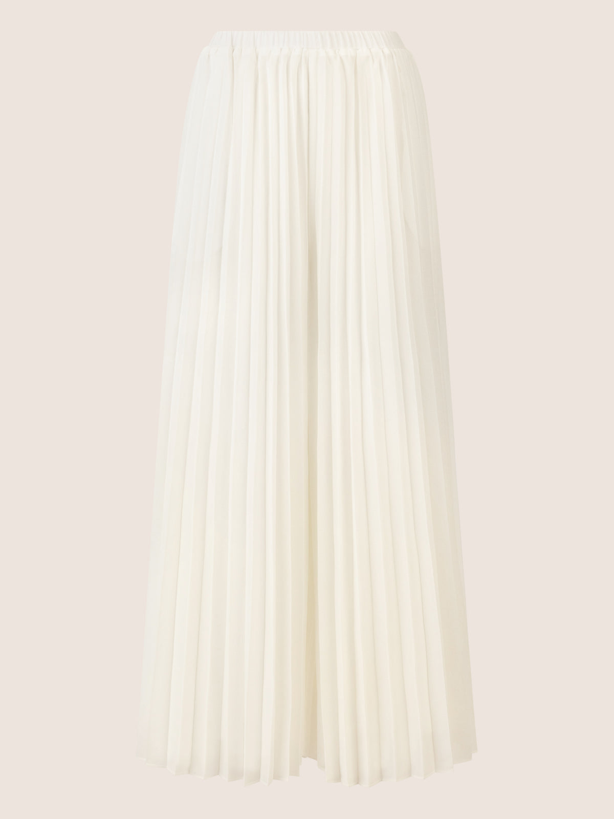 APART Plisseehose mit Gummizugbund | creme