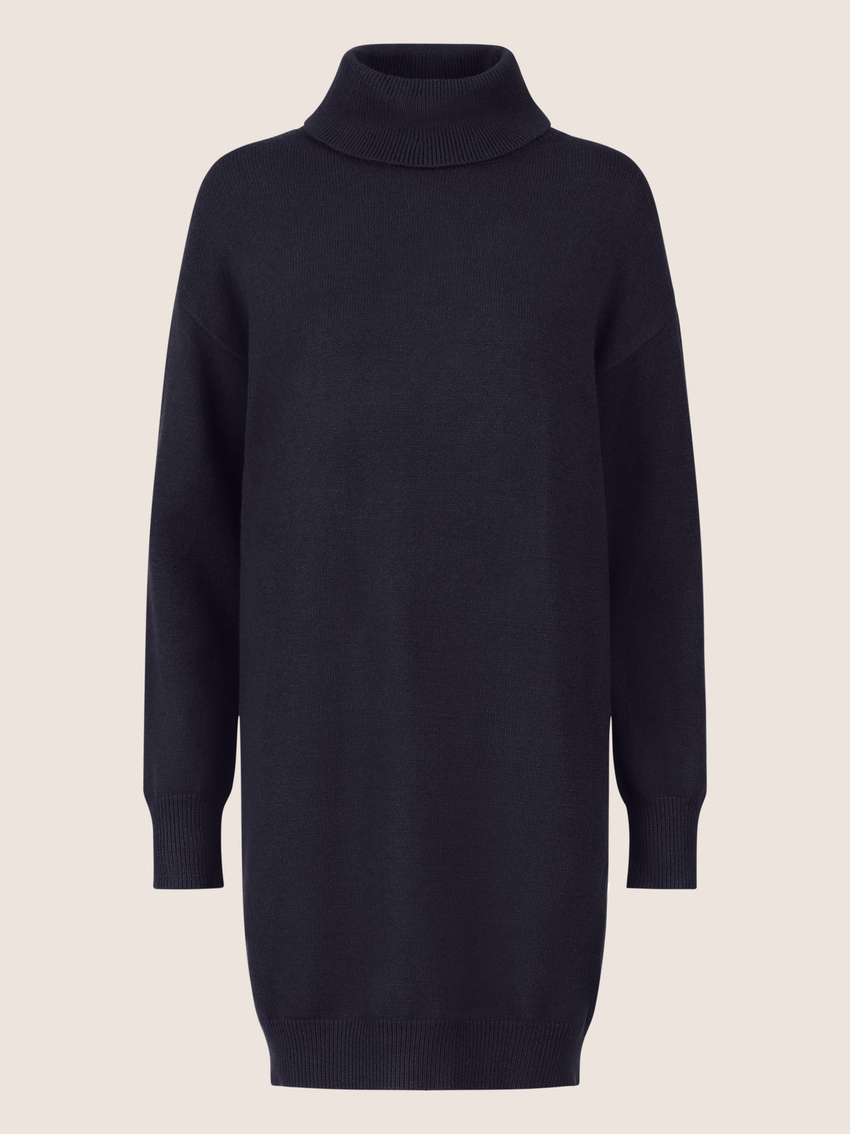APART Overside Strickkleid mit überschnittene Schultern | nachtblau