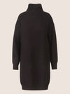 APART Overside Strickkleid mit überschnittene Schultern | schwarz