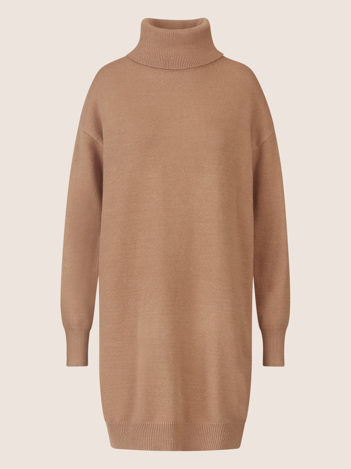 APART Overside Strickkleid mit überschnittene Schultern | camel