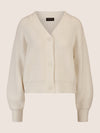 APART Oversized Strickjacke mit Knopfleiste | creme