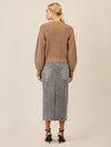 APART Oversized Strickjacke mit Knopfleiste | camel
