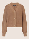 APART Oversized Strickjacke mit Knopfleiste | camel