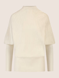 APART Pullover mit Fledermausärmeln | creme