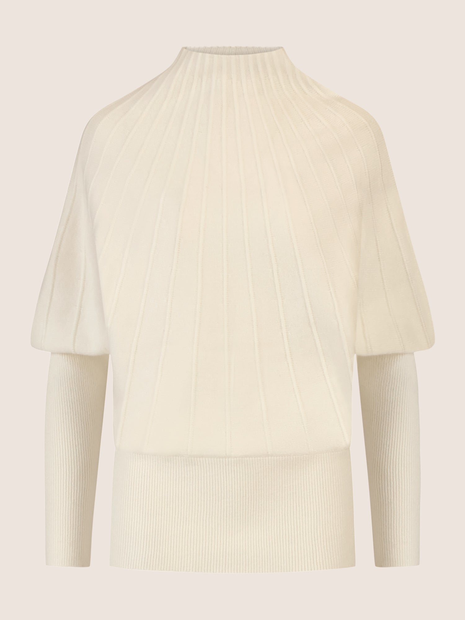 APART Pullover mit Fledermausärmeln | creme