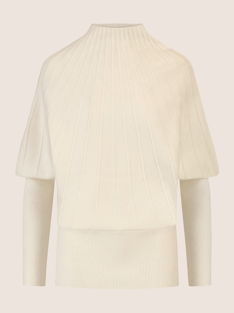 APART Pullover mit Fledermausärmeln | creme