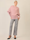 APART Pullover mit Fledermausärmeln | mauve