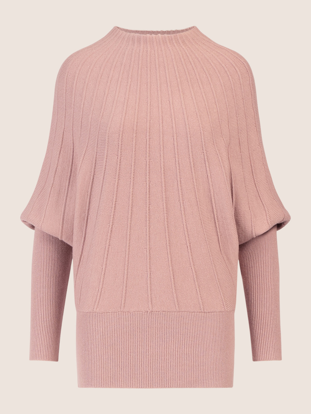 APART Pullover mit Fledermausärmeln | mauve
