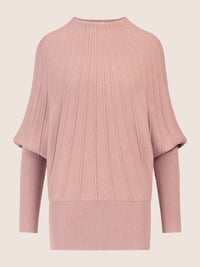 APART Pullover mit Fledermausärmeln | mauve
