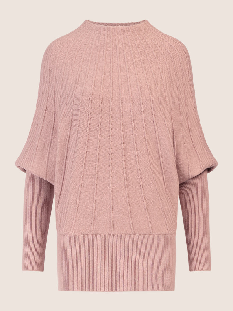 APART Pullover mit Fledermausärmeln | mauve