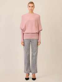 APART Pullover mit Fledermausärmeln | mauve