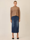 APART Oversized Pullover mit Strukturmuster | camel