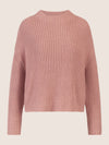 APART Oversized Pullover mit Strukturmuster | mauve