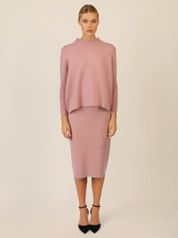 APART Strickrock in Bleistiftform | mauve