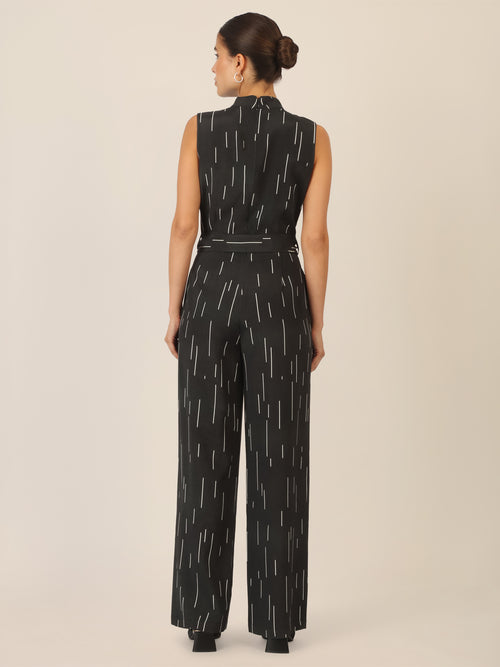 APART Overall mit grafischem Muster | schwarz-creme image 1