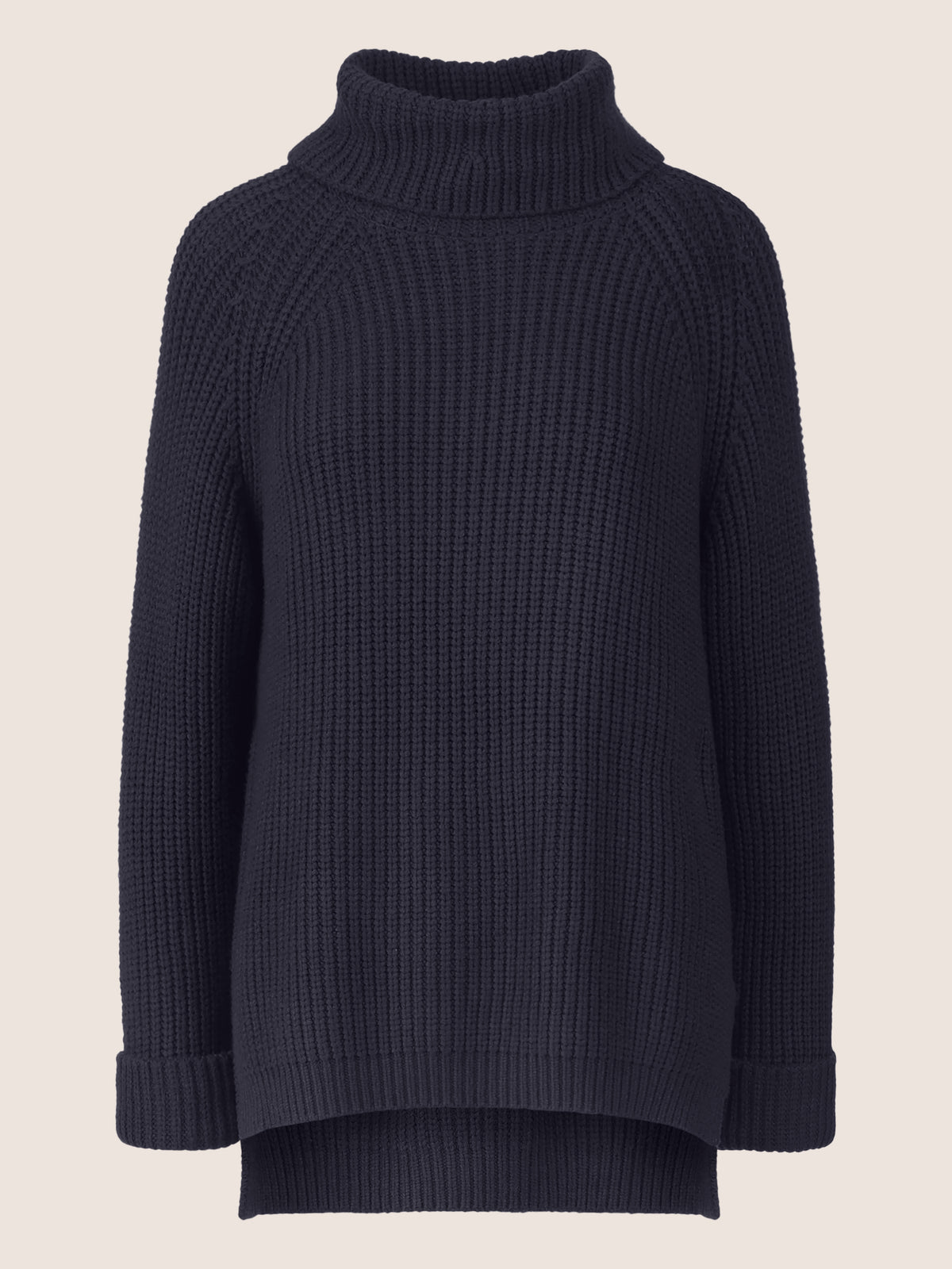 APART Oversized Pullover mit Rollkragen | nachtblau