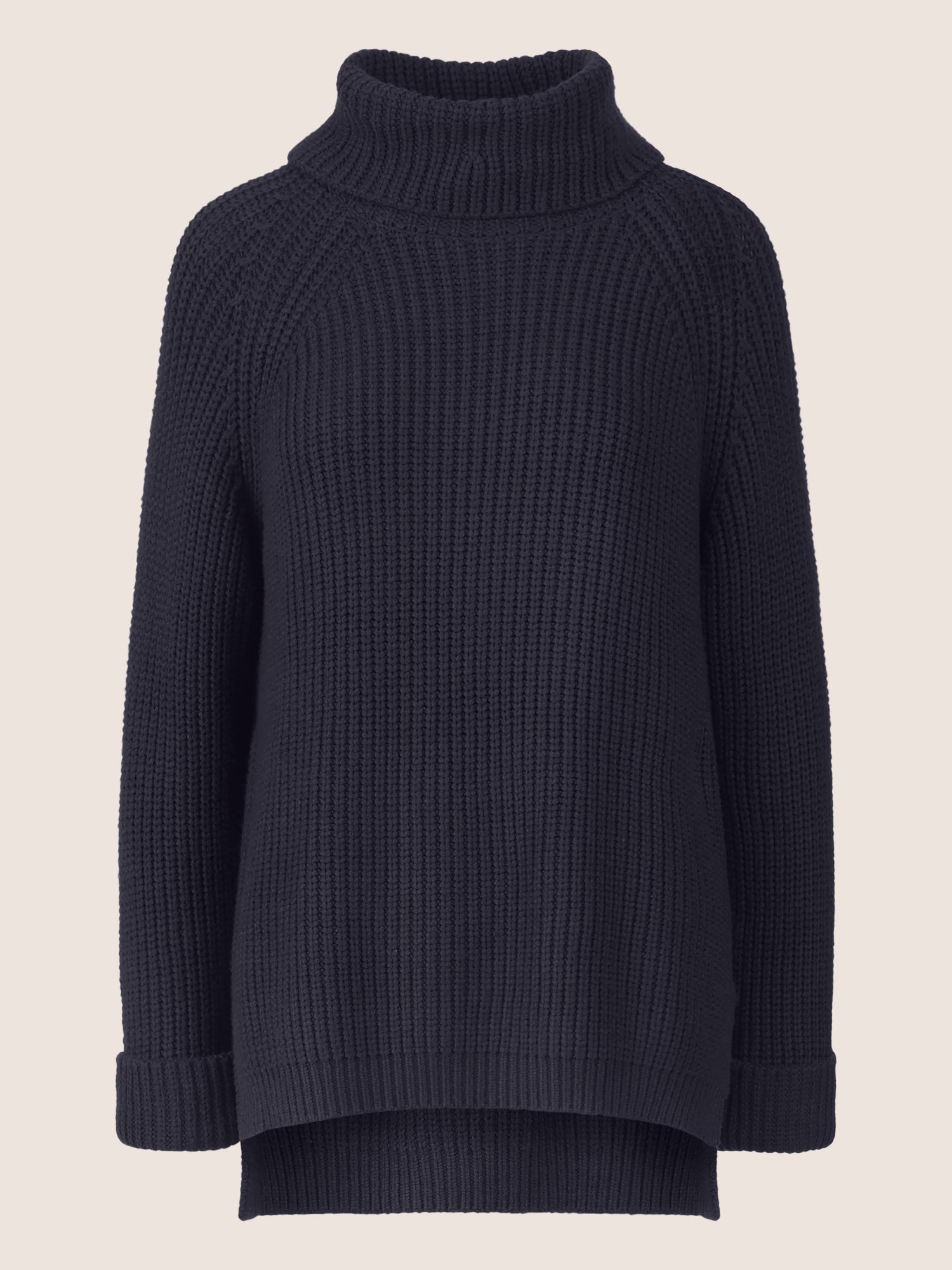 APART Oversized Pullover mit Rollkragen | nachtblau